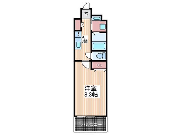 Ｌ′ｓ東荒神の物件間取画像